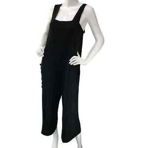 Eileen Fisher Women Size S Jumpsuit Wide Strap Cropped Viscose Jersey Sleeveless