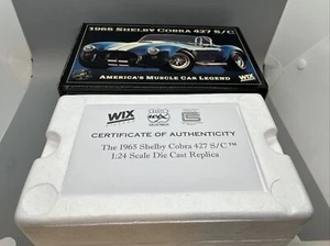WIX - 1965 SHELBY COBRA 427 S/C LIMITED 1/24 SCALE DIECAST MODEL - Picture 1 of 6