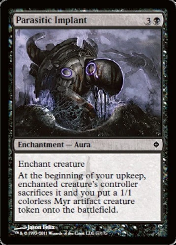 New Phyrexia - Parasitic Implant - Foil - Image 1 of 1