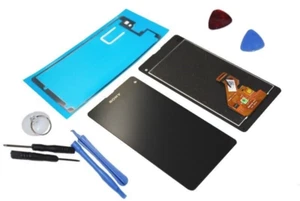 Original Sony Xperia Z1 compact D5503 LCD Display Touch Kleber Reparatur black - Bild 1 von 1
