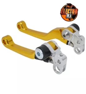 Palancas de freno Surron CNC ajustables Snap Backs dorado Sur-Ron Sur Ron - Imagen 1 de 1