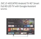 JVC LT-4OCA790 Android TV 40" SmartFull HD LED TV with Google Assistant