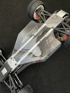 Kyosho Optima , Undertray Lexan Flat Can Be Mounted On Stock Chassis See Pics - Picture 1 of 6
