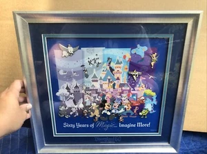 Disneyland Diamond Celebration 60th Anniversary Framed Pin Set 2015 - Bild 1 von 5