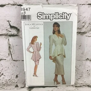 Vintage Simplicity Sewing Pattern #8947 Jessica McClintock Gunne Sax Sz 8 Uncut - Picture 1 of 2