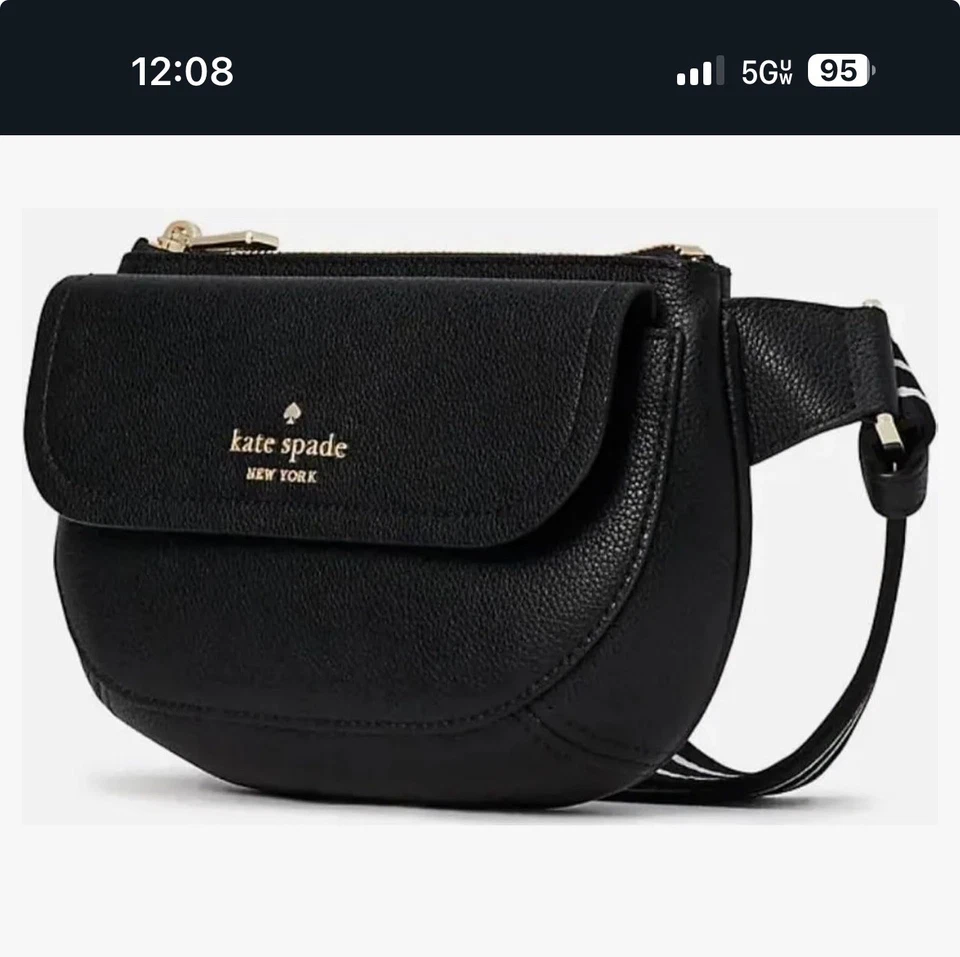 Riñonera de cuero Kate Spade Foto 1 de 4