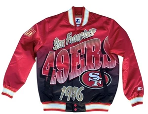 San Francisco 49ers '1946' Starter Jacke Stepp gefüttert Large🔥🔥- Neu mit Etikett - Bild 1 von 6