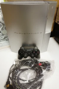 Consola Sony PlayStation 3 CECHH00 Plateada 40GB Probada v4.92 con Cables Controlador - Imagen 1 de 13