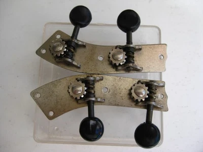 Vintage 50's Fiddle Violin Geared Tuners Set by Kluson for Project Upgrade - Image 1 of 4