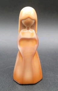 "Figura de 4,25"" Mosser Glass Jenny Doll Vi Hunter marrón chocolate 1982"  - Imagen 1 de 6