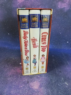 Shirley Temple  (VHS, 2000, 3-Tape Set) Family  Favorites - Image 1 of 4