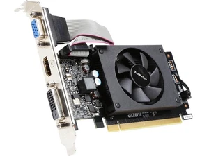 GIGABYTE GeForce GT 710 2GB DDR3 PCI Express 2.0 Low Profile Graphics Card - Picture 1 of 5