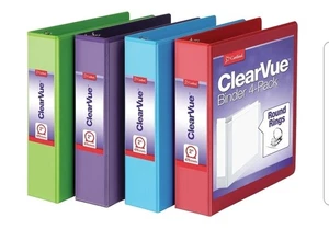 Cardinal 3 Ring Binders, Binders for School and Office, Durable 2" Binder...R1W2 - Picture 1 of 8
