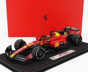 MODELLINO AUTO STATICO BBR FERRARI F1 SF23 LECLERC MONZA GP 2023 VETRINA 1/18 - Foto 1 di 8