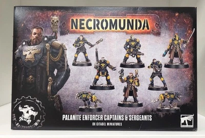 GAMES WORKSHOP Warhammer Necromunda PALANITE ENFORCER CAPTAINS & SERGEANTS single models