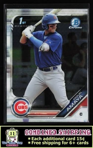 2019 Bowman Chrome Prospects #BCP-35 Miguel Amaya Chicago Cubs - Picture 1 of 2