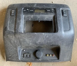 2011-2017 INFINITI QX56 QX80 REAR CENTER CONSOLE A/C HEATER SWITCH TRIM PANEL - Picture 1 of 5