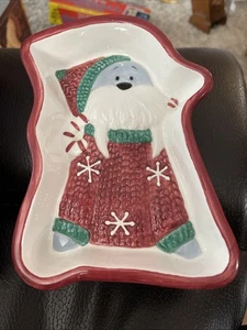 St Nicholas Square 1999 Walrus In Sweater Candy Dish - Picture 1 of 2