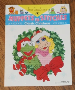 Vintage Just Cross Stitch Muppets in Stitched Classic Christmas - Jim Henson Prod. - Bild 1 von 2