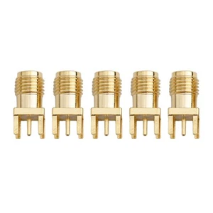 For SMA Coaxial Female Socket Connectors 5x for PCB Mount For WiFi Applications - Zdjęcie 1 z 23