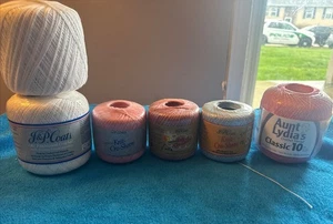 Lote Mixto de 6 Abrigos de Tía Lydia, J&P Hilo de Ganchillo Nuevos - Imagen 1 de 4