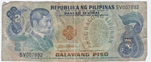 2 Dalawang Piso Ang Bagong Lipunan Peso Filipino José Rizal Busto - Imagen 1 de 2