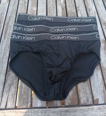 3 Pair Calvin Klein Mens Bikini Underwear Size Small Black - Image 1 of 4