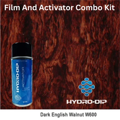 Kit combinado activador de película Hydro Dip HD-W600 nogal inglés oscuro Foto 1 de 4