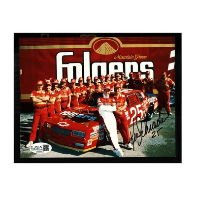 Ken Schrader Nascar Autographed Signed Horizontal Folgers Postcard - Image 1 of 2
