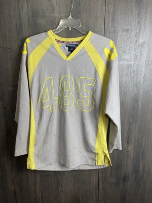 Camiseta deportiva de hockey vintage Tommy Hilfiger Jeans edición deportiva para hombre XL 485 gris Foto 1 de 4