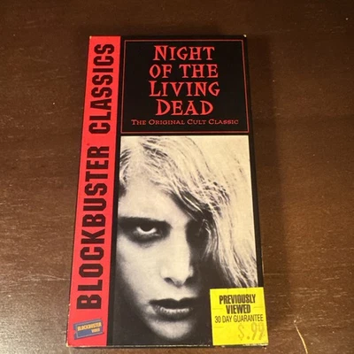 Vintage 1993 Blockbuster Night Of The Living Dead (1968) VHS - Image 1 of 4
