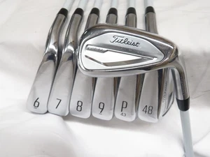 Used Titleist T350 Iron Set 6-PW+48*+53* Tensei Red Ladies Flex Graphite - Picture 1 of 9
