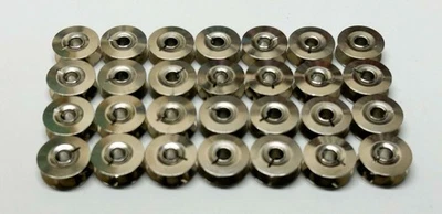 Lot of 28 Metal Bobbins #9033NS for Pfaff New and Used - Image 1 of 3