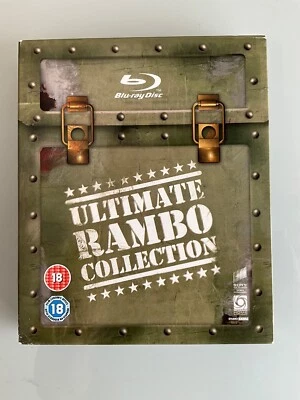 Rambo (Blu-ray 2012 Box Set) 4 X Discs Region A & B Trilogy VGC  D6 - image 1 of 4
