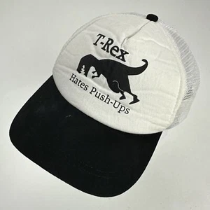 T-Rex Hates Push Ups Youth Ball Cap Hat Snapback Baseball - Picture 1 of 5