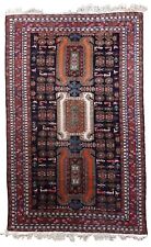 Handmade vintage Armenian Erevan rug 5.5' x 8.8' (169cm x 269cm) 1960s - 1C1002