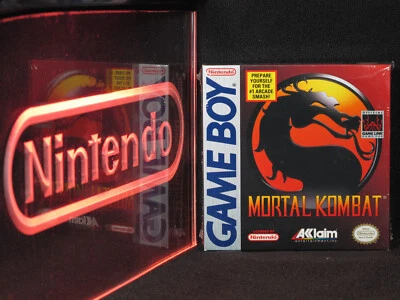 Nintendo Game Boy Mortal Kombat NIB New in Box Factory Sealed Near-Mint RARE - Image 1 of 4