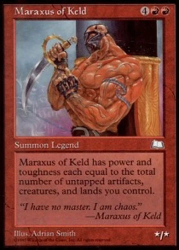 Maraxus of Keld ~ Heavily Played Weatherlight MTG Magic UltimateMTG Red Card - Image 1 of 1