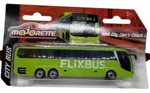 Majorette City Bus MAN City Lion's Coach City Bus 2 New and Unopened - Picture 1 of 5