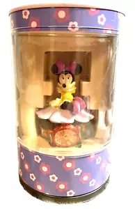 Vintage 1990's Disney Minnie Mouse Collectable Figurine and Watch Set NITB Retro - Picture 1 of 6