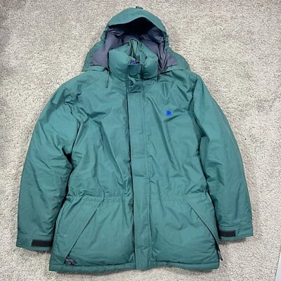 Chaqueta Abrigo Capucha Parka Plumón de Ganso Vintage Alpine Designs Verde EE. UU. Talla XL Foto 1 de 4