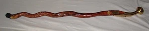 CANE ~ WALKING STICK from Bull Sex Organ - BRASS OR CROME HANDLE - Picture 1 of 3