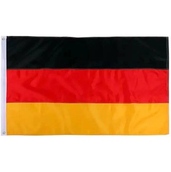 100 Stück Deutschland Fahne mit Ösen 150x90 Deutschland Flagge - Bild 1 von 1