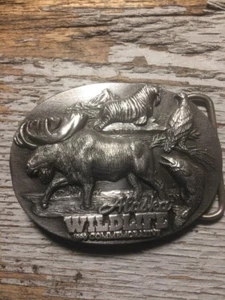 Vintage Ltd-Ed-1990-Siskiyou-Commemorative #783 of 2500 ALASKA Belt-Buckle #8  - Picture 1 of 4