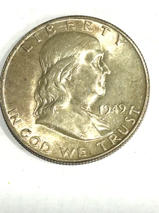 Juwel 1949-D Silber Franklin Half Dollar - Bild 1 von 2