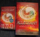 SIGNED VERONICA ROTH IN PERSON*ALLEGIANT#3 Divergent Series 1S/1ST HCDJ+XTRAS 