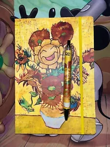 Pokemon Van Gogh Museum Exclusive Sunflora Writing Set Journal Booklet + Pen - Picture 1 of 3