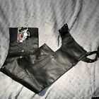 Wild Rider Genuine Leather Harley Chaps Sz Large New With Tags