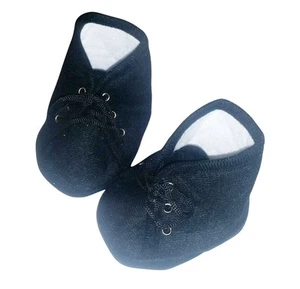 Black Laced Shoes by Stufflers –DIY – Fits Medium Sized 40cm Plush Toys - Picture 1 of 12