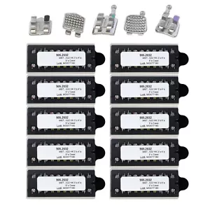 Dental Kieferorthopädische Brackets MBT Slot 022 345 Haken MIM Metallspangen 5-5 10 Kits - Bild 1 von 20